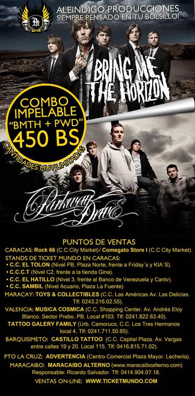 Bring Me The Horizon + Parkway Drive