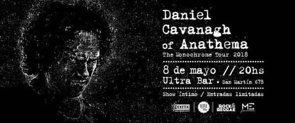 Daniel Cavanagh en Argentina @ Ultra Bar | Buenos Aires | Argentina