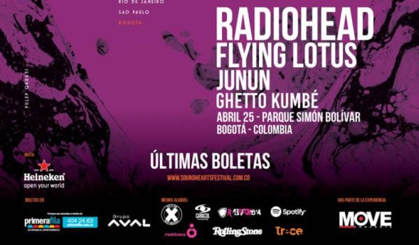 RADIOHEAD en Colombia - Soundhearts Festival @ Parque Simon Bolivar | Bogotá | Bogotá | Colombia