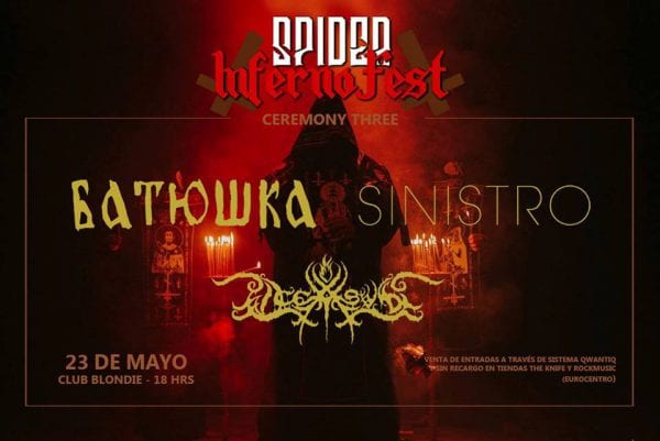 SPIDER INFERNO FEST en Chile: CEREMONY THREE @ Club Blondie | Santiago | Región Metropolitana | Chile